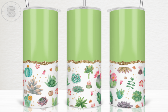 Cactus 20Oz Tumbler Wrap Sublimation PNG