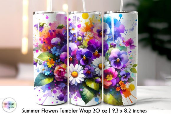 Colourful Summer Tumbler Design Review