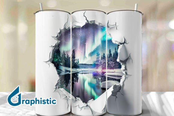 Cracked Northern Lights Tumbler Wrap 24 Review