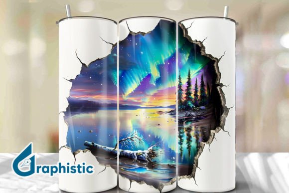 Cracked Northern Lights Tumbler Wrap 33 Review