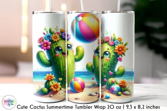 Cute Cactus Summertime Tumbler Wrap Review