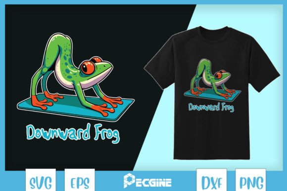 Frog Yoga SVG