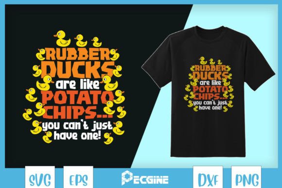Funny Duck Like Potato SVG