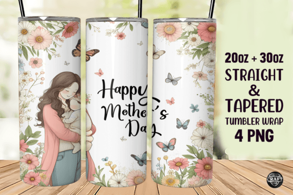 Happy Mother's Day Tumbler Wrap 20oz PNG Review