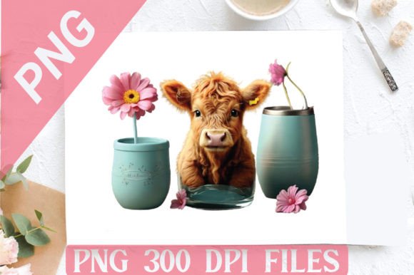 Mother's Day Cow Baby Tumbler PNG Clipart Review