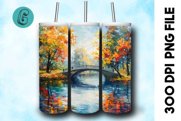 Oil Paint Autumn Park Tumbler Wrap 38 Review