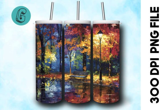 Oil Paint Fall Street Tumbler Wrap 23 Review