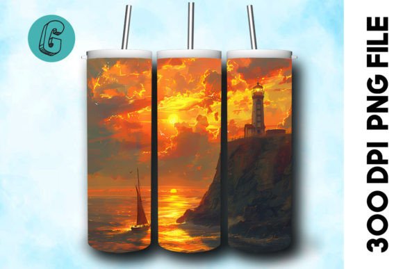 Oil Painting Lighthouse Tumbler Wrap 22 Review