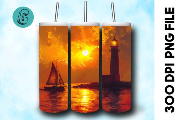 Oil Painting Lighthouse Tumbler Wrap 38 Review