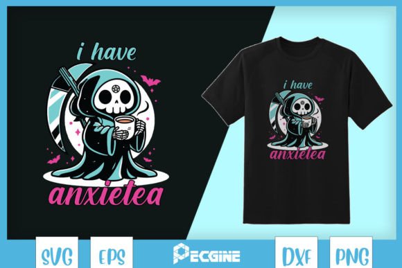 Pastel Goth Anxiety Tea SVG Review