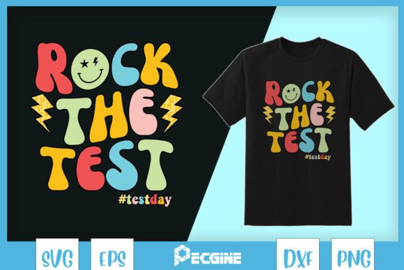 Rock the Test Day Teacher SVG Review