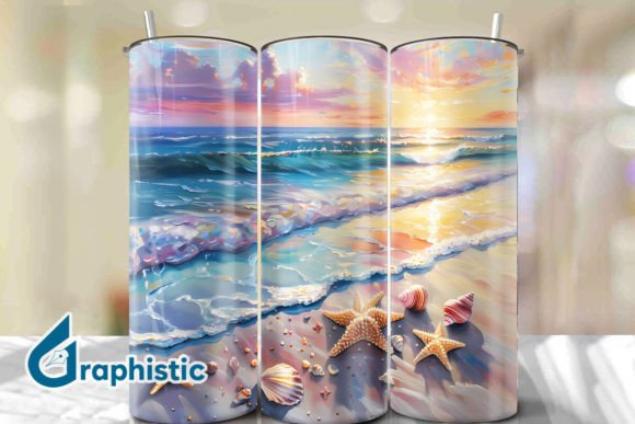 Seashells Sunset Tumbler Wrap 22 Review