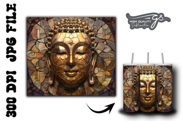 Stained Glass Buddha Tumbler Wrap 39 Review