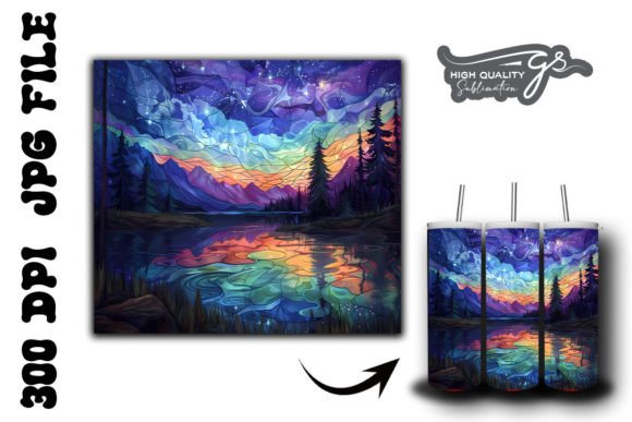 Stained Northern Lights Tumbler Wrap 21 Review