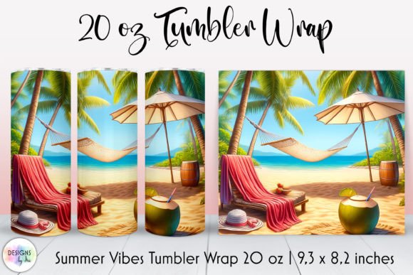 Tropical Beach Skinny Tumbler Wrap Review